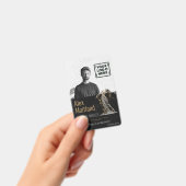 モダン エレガント ID カード ロゴ 引用 バッジ (手持ち)