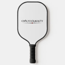 モダン エレガント「Own Your Beauty」シックピックルボール