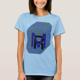 モダン_エレガント_theAbstract art_BLUE Tシャツ