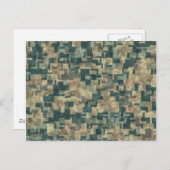 モダン&エレガ素朴ンス:抽象芸術ウォールストーンアート ポストカード (正面/裏面)