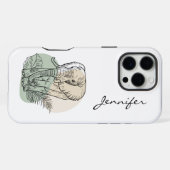 モダン エレファント iPhone iPhoneケース (裏面横)