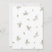 モダン オンファーム ベビーシャワー 招待状 (裏面)