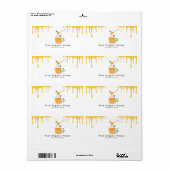 モダン オーガニック ハニー ファーム 返品 ラベル (フルシート)