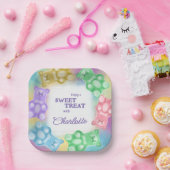 モダン,カスタムプレート,グミベアパーティー紙 ペーパープレート (パーティー)