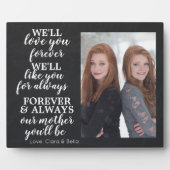 モダン カスタム ブラックボード 母の日 フォト プレート フォトプラーク (正面)