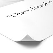 モダン カスタム 名言 フォト ウェディング アニバーサリー ポスター (角)