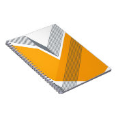 モダン,カッコいいトレンディー，都市，幾何学的シンプル芸術 ノートブック (右側)