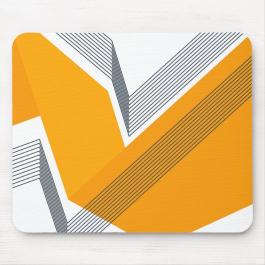 モダン,カッコいいトレンディー,都市,幾何学的シンプル芸術 マウスパッド (正面)