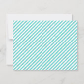 モダン カップケーキ クッキング ベーキング バースデー パーティー 招待状 (裏面)