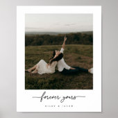 モダン カップル 'Forever Yours' オーダーメイド フォト ポスター (正面)