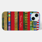 モダン&カラフルストライプパーソナライズされた Case-Mate iPhoneケース (裏面 (横))