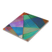 モダン,カラフル三角形,台形図形 タイル (側面)