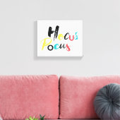 モダン、カラフル、おもしろい、カッコいいトレンディーの軌跡 キャンバスプリント (インサイチュ (リビング))