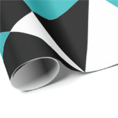 モダン,カラフル,おもしろい,トレンディー，幾何学的パターン ラッピングペーパー (ロールコーナー)