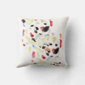 モダン カラフル アブストラクト サラシ クッション (裏面)