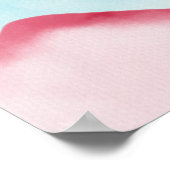 モダン カラフル アブストラクト マウンテン ポスター (角)