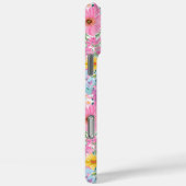モダン カラフル ガーデン モノグラム Case-Mate iPhoneケース (裏面 / 右)