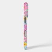 モダン カラフル ガーデン モノグラム Case-Mate iPhoneケース (裏面 / 右)