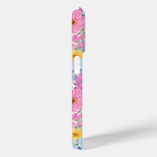 モダン カラフル ガーデン モノグラム Case-Mate iPhoneケース (裏面 / 右)