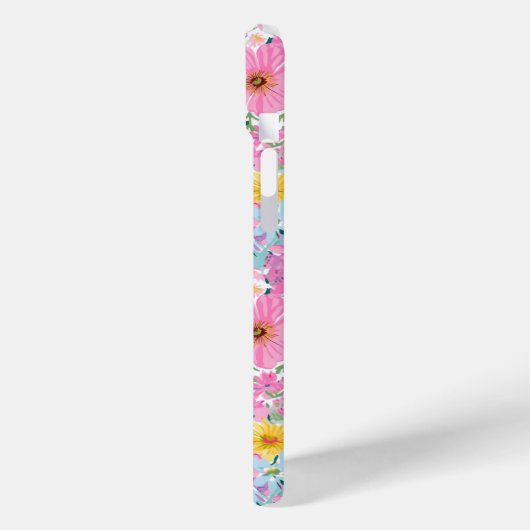モダン カラフル ガーデン モノグラム Case-Mate iPhoneケース (裏面 / 左)