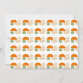 モダン カラフル ジオメトリック キノコ 感謝カード (裏面)