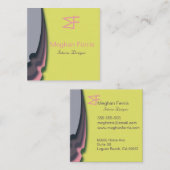 モダン カラフル スクエア名刺 (正面/裏面)