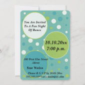 モダン カラフル ドット ブンコ 招待状 (裏面)