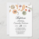 モダン カラフル パンプキン オータム 招待状 (正面)