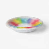 モダン カラフル ピンク 赤 黄 オレンジ 青 緑 ペーパーボウル (傾斜あり)