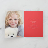 モダン カラフル フォト ハッピー シーズンカード (内部)