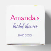 モダン カラフル フラワーパターン フェイバーボックス (上部)