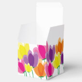 モダン カラフル フラワーパターン フェイバーボックス (オープン)