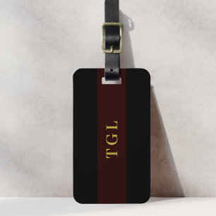 モダン カラー ブロック オーダーメイド モノグラム luggage tag ラゲッジタグ