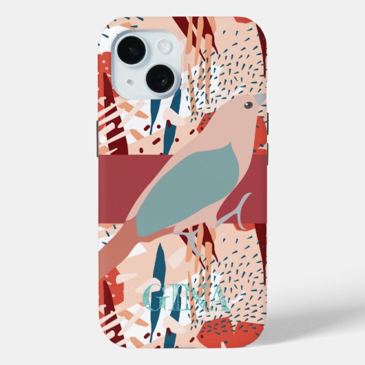 モダン ガーリー かわいい オリジナル Case-Mate iPhoneケース (裏面)