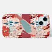 モダン ガーリー かわいい オリジナル Case-Mate iPhoneケース (裏面 (横))