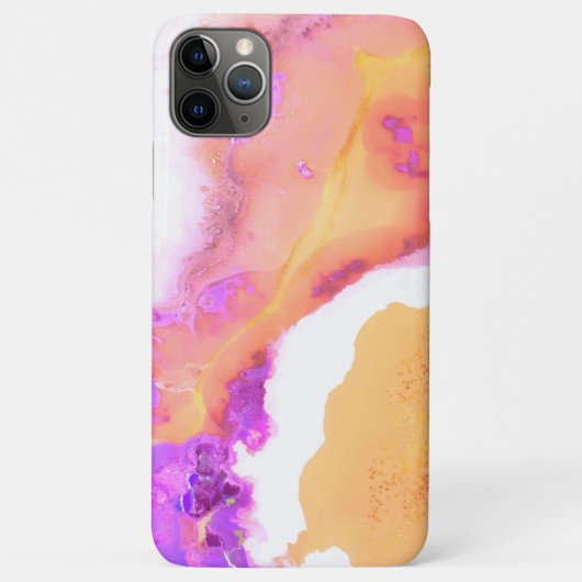 モダン ガーリー アブストラクト リキッド アート Case-Mate iPhoneケース (裏面)