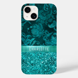 モダン ガーリー フラワー ギター柄 オリジナル Case-Mate iPhone 14ケース