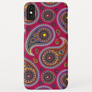 モダン ガーリー ペイズリー柄 ファッション トレンド iPhone XS MAXケース