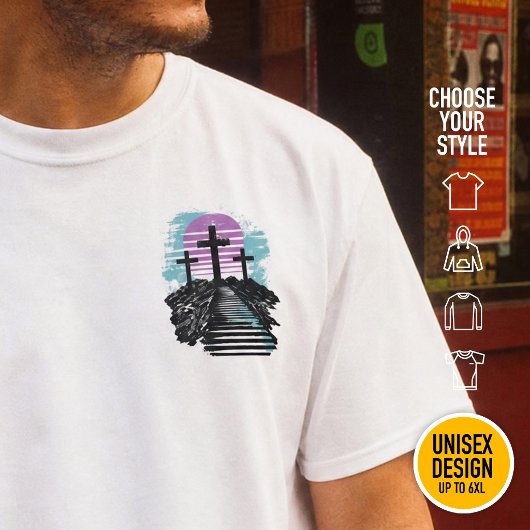 モダン・キリスト教 カルバリのゴルゴダ「終わった」 Tシャツ