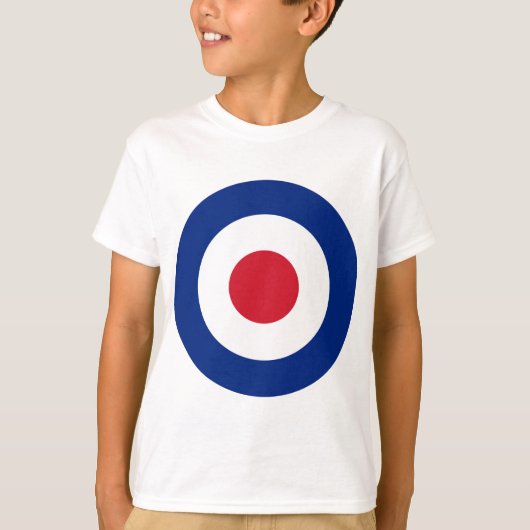 モダン-クラシックローンデル – Bullseye Archery Target Tシャツ (正面)