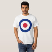 モダン-クラシックローンデル – Bullseye Archery Target Tシャツ (正面フル)