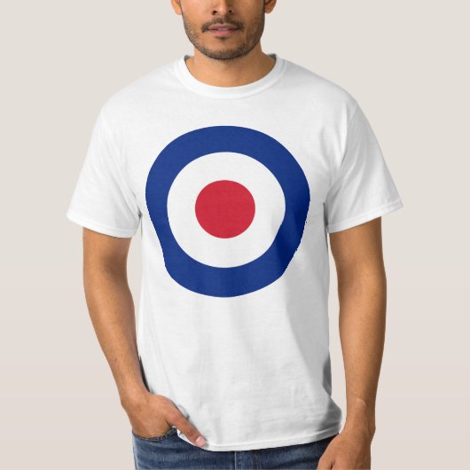 モダン-クラシックローンデル – Bullseye Archery Target Tシャツ (正面)