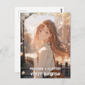 モダン&クラシックBostonを訪問 ポストカード (正面/裏面)