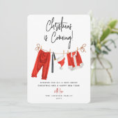 モダン「クリスマスは来サンタ・クラウス・ホリデー シーズンカード (スタンド正面)