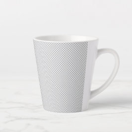 モダン クリスマス グレー パターン ギフト ラッピング カフェラテマグ