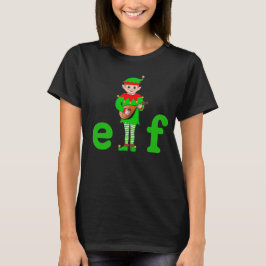 モダン クリスマス ミュージカル エルフ Tシャツ