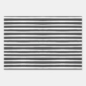 モダン |クリスマス |金ゴールド |ミニマル | ラッピングペーパーシート (正面3)