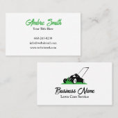 モダン&クリーン芝生サー気にビス 名刺 (正面/裏面)