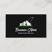 モダン&クリーン芝生サー気にビス 名刺 (裏面)