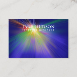 モダン クリーン エレガント デザイン カラフル ライト ブルー 名刺